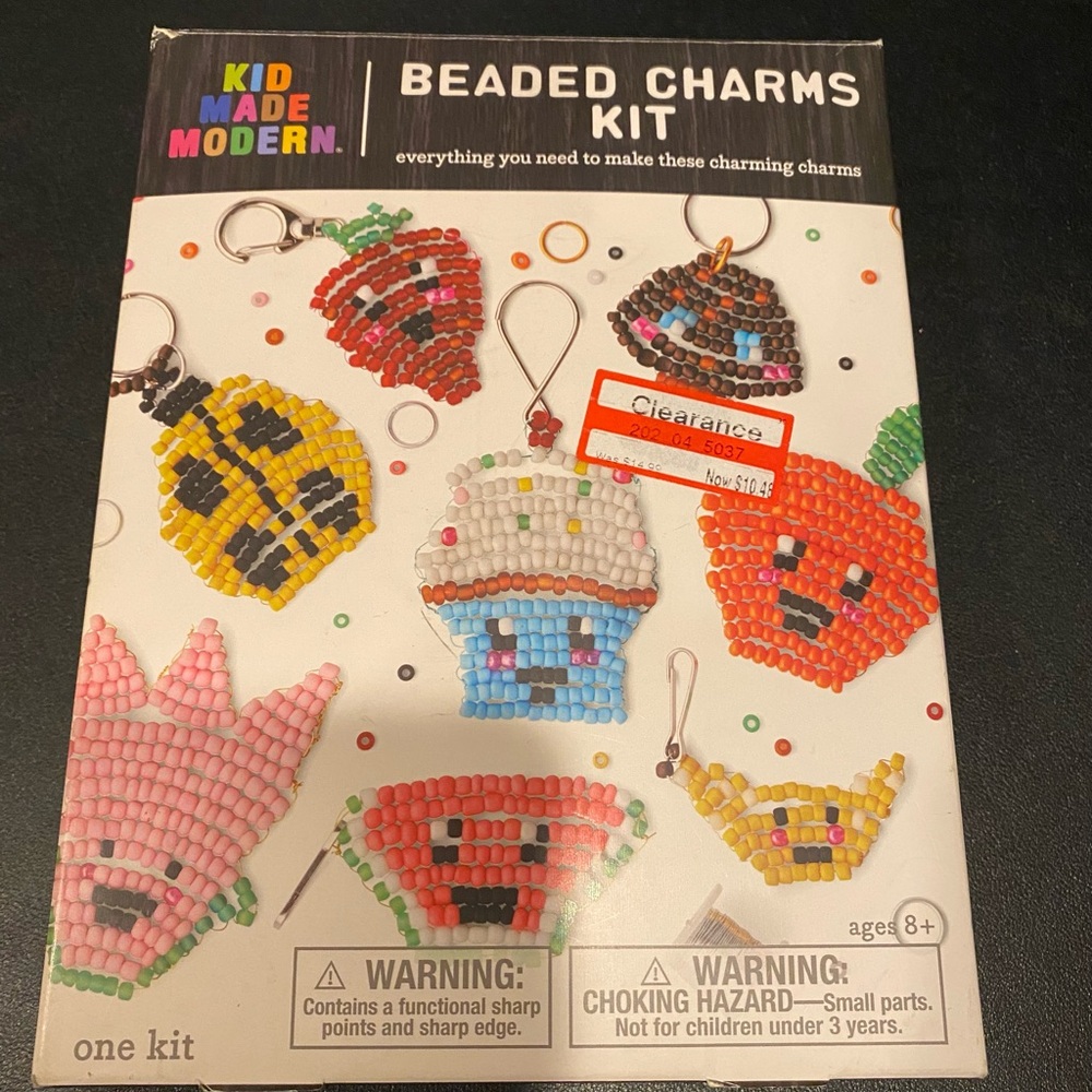 Kid Made Modern Beaded Charms Kit
